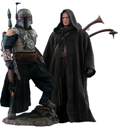 Boba Fett (Deluxe Version) Sixth Scale Collectible Figure Set - Star Wars: The Mandalorian (Hot Toys)