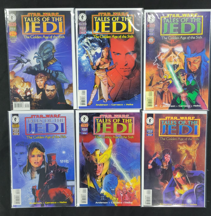 Star Wars Tales of the Jedi Golden Age of the Sith 0-5 Complete Set