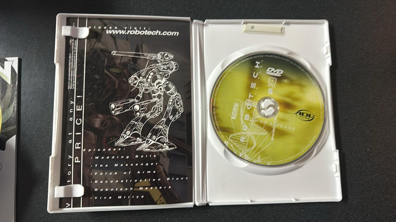 Robotech Anime DVD Vol 5 Macross Saga War & Peace