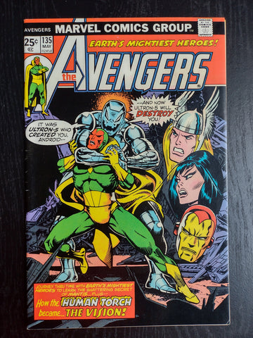 Avengers #135 (Marvel 1963) [Origin of Vision]