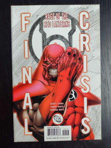 Final Crisis: Rage of the Red Lanterns #1 Third Printing Variant