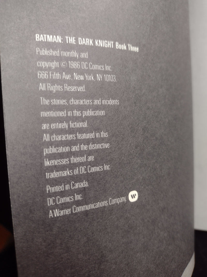 Batman: the Dark Knight Returns