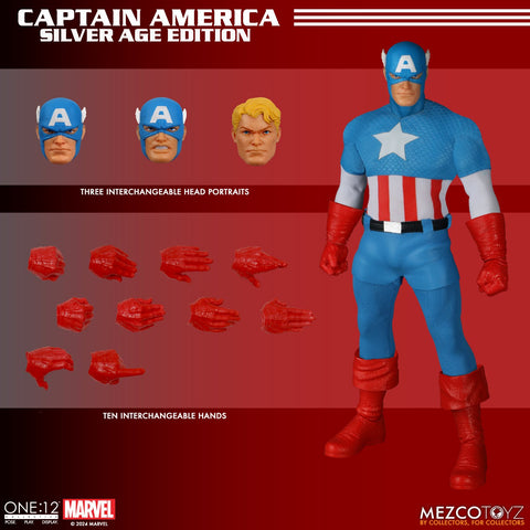 Captain America Silver Age Edition One:12 Collective Action Figure