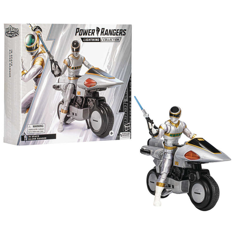 Power Rangers Lightning Is Silver Ranger Deluxe 6in Action Figure