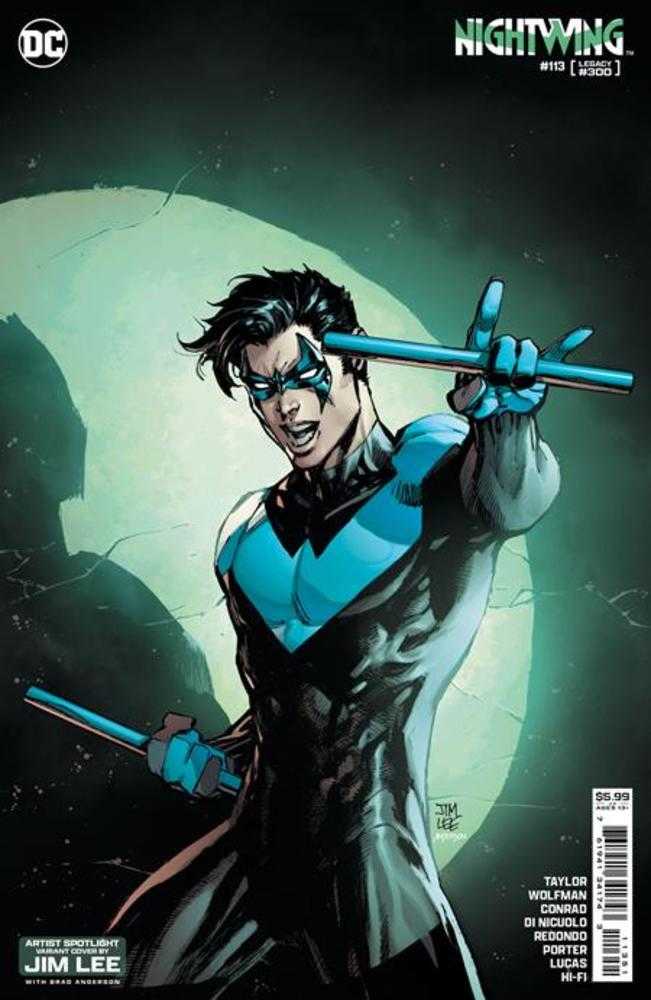 Nightwing #113 Cover E Jim Lee Artist Spotlight Card Stock Variant (#300)