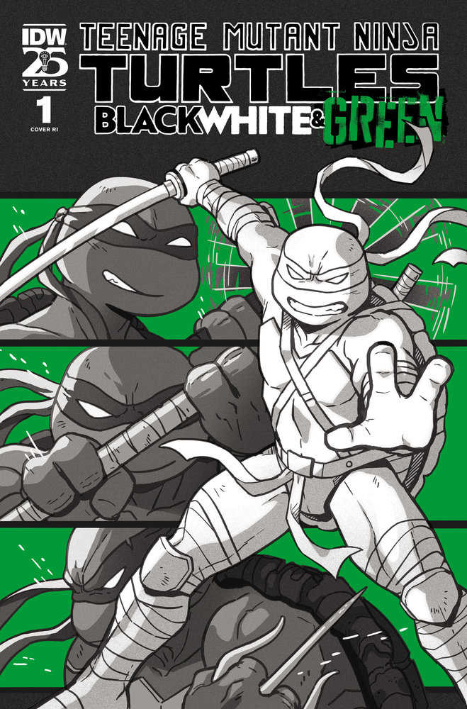 Teenage Mutant Ninja Turtles: Black, White, And Green