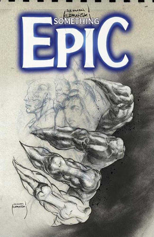 Something Epic #11 Cover D Szymon Kudranski Black & White Variant