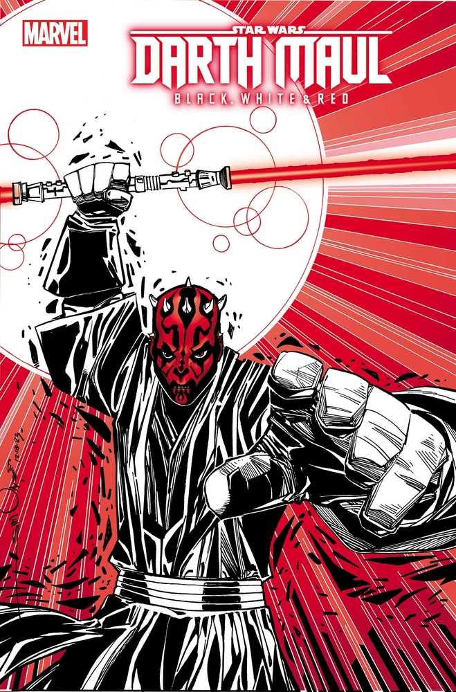 Star Wars Darth Maul Black White & Red