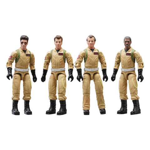 Ghostbusters 40th Ann 3-3/4in Plasma Pk O-Ring Action Figure 4pk