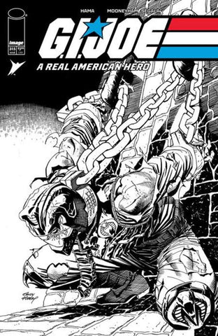 G.I. Joe A Real American Hero #315 Cover B Andy Kubert Black & White Variant