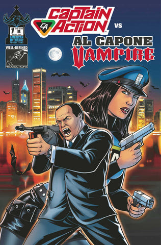 Captain Action vs Al Capone Vampire #1 Cover B Brothers Fraim