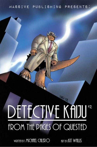 Detective Kaiju #2 (Of 4) Cover C Michael Calero Noir Homage Variant