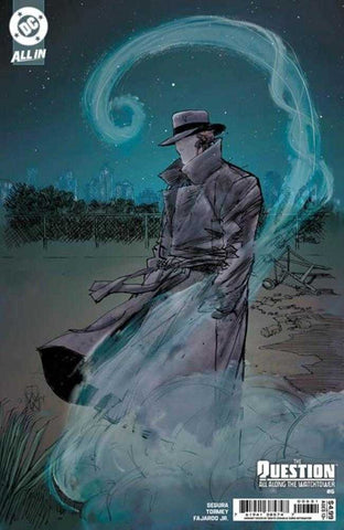 Question All Along The Watchtower #6 (Of 6) Cover C Denys Cowan Card Stock Variant