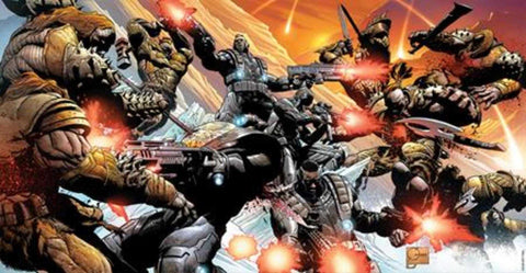 Planet Death #0 (Of 4) Cover B Inc 1:500 Joe Quesada Gatefold Wraparound Triptych Variant