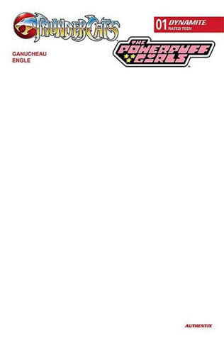 Thundercats Powerpuff Girls #1 Cover F Blank Authentix Variant
