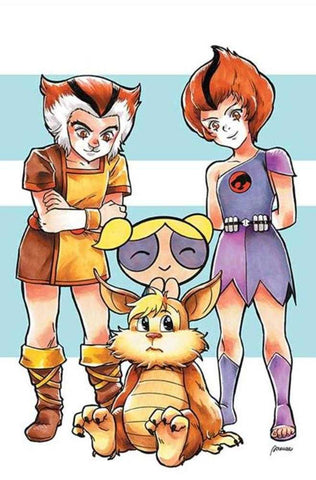 Thundercats Powerpuff Girls #2 Cover H Inc 1:15 Saowee Full Art Variant