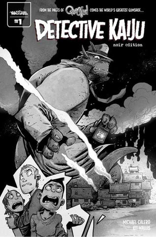 Detective Kaiju #1 (Of 4) Cover G Kit Wallis Noir Edition Lunar Exclusive Variant Limited To 1954 Copies Allocations May Occur