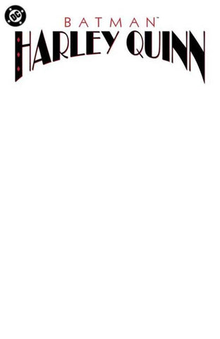 Batman Harley Quinn #1 Facsimile Edition Cover D Blank Variant