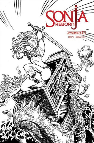Sonja Reborn #2 Cover H 1 in 10 Chad Hardin Line Art Variant
