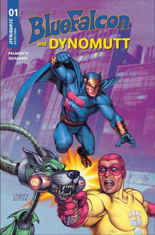 Blue Falcon & Dynomutt #1 Cover C Joseph Michael Linsner Variant