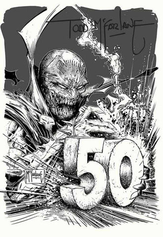 King Spawn #50 Cover G Inc 1:250 Todd McFarlane Signed Black & White Inks Variant (PREORDER 10/22/25)