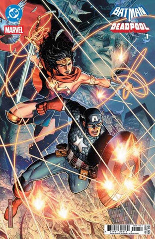 DC Marvel Batman Deadpool #1 (One Shot) Cover E Jim Cheung Wonder Woman Captain America Card Stock Variant (PRESALE 11/19)