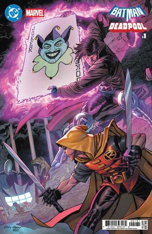 DC Marvel Batman Deadpool #1 (One Shot) Cover I Andy Kubert Damian Wayne Gambit Card Stock Variant (PRESALE 11/19)