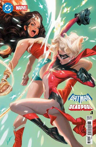 DC Marvel Batman Deadpool #1 (One Shot) Cover L Alexander Lozano Wonder Woman Ms Marvel Card Stock Variant (PRESALE 11/19)