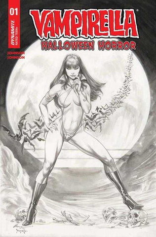 Vampirella Halloween Horror #1 Cover R Inc 1:7 Buzz Line Art Foil Foc Bonus Variant