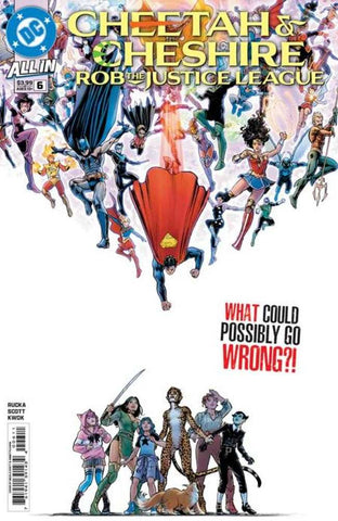 Cheetah And Cheshire Rob The Justice League #6 (Of 6) Cover A Nicola Scott