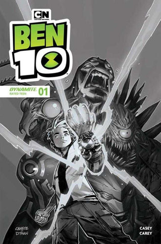 Ben 10 #1 Cover J 1 in 10 Eric Canete Line Art Variant