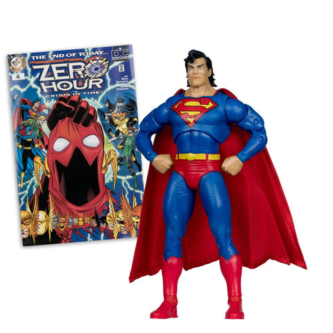 DC Direct Page Punchers: Superman Zero Hour 7-Inch Scale Action Figure with Comic