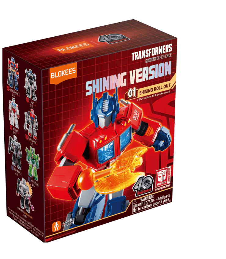 Transformers Shining Version 1 Shining Roll Out Blokees Mini Model Kit