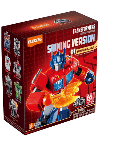 Transformers Shining Version 1 Shining Roll Out Blokees Mini Model Kit