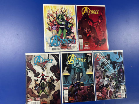 A-Force Secret Wars # 1-5