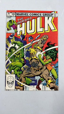Incredible Hulk #282 (1962) [First She-Hulk Team-up!]