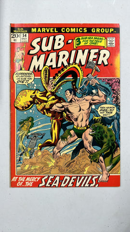 Sub-Mariner #54 (1972) [1st appearance of Lorvax]