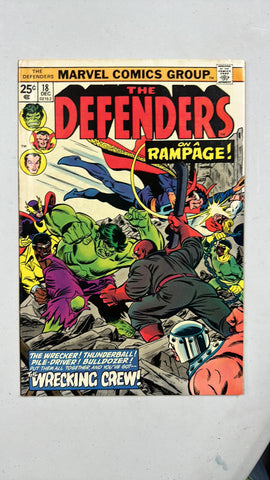 Defenders #18 (1972) [1st Appearance of the Wrecking Crew]
