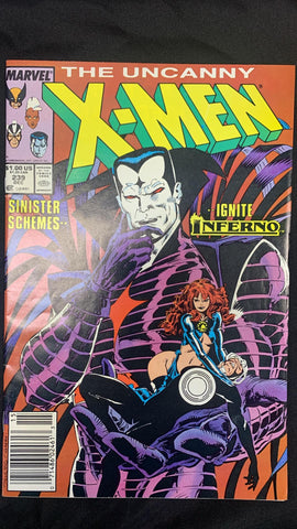 Uncanny X-Men #239 (1988) [1st cover of Mr. Sinister] Newsstand