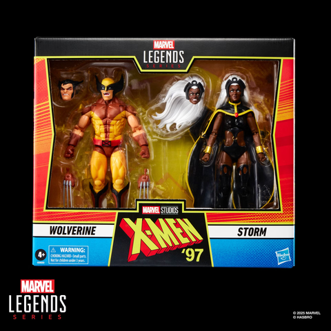 X-Men 97 Marvel Legends Wolverine and Storm 6-Inch Action Figures