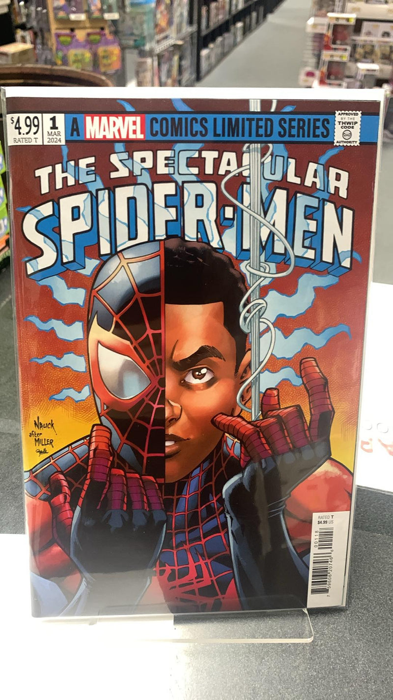 The Spectacular Spider-Men 1 Todd Nauck Homage Miles Morales Variant