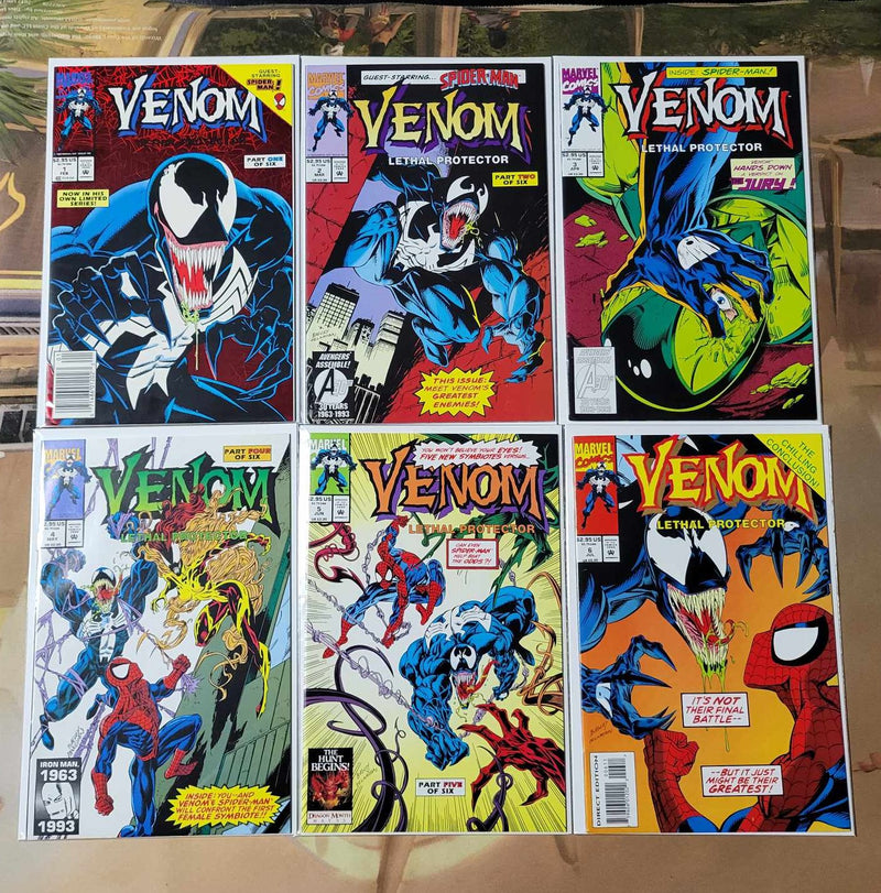 Venom: Lethal Protector Complete Mini Series 1-6 Marvel Comic