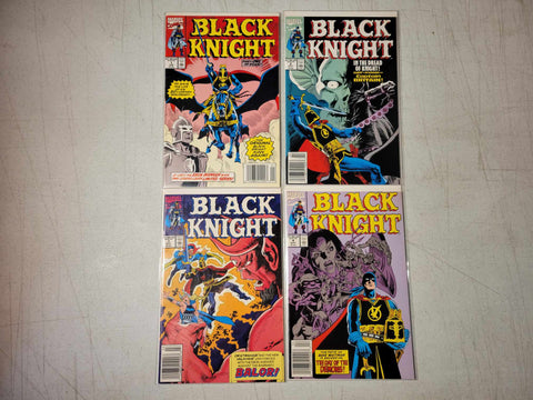 Black Knight #1-4 Newsstand Complete Set (Marvel Comics 1990)