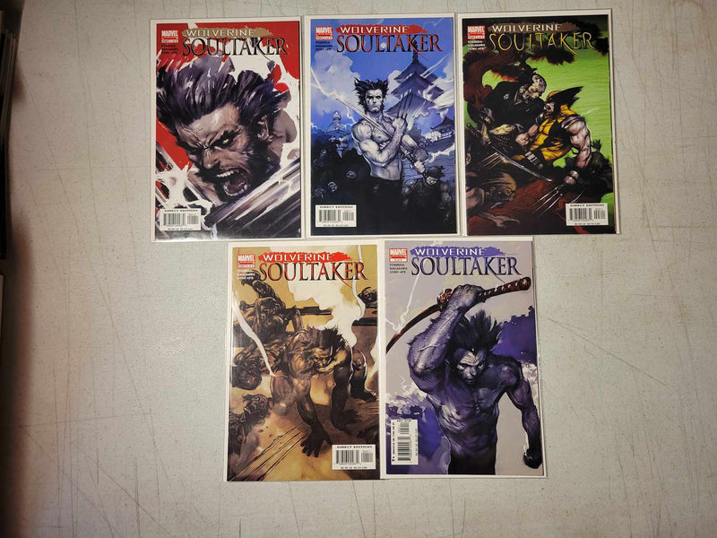 WOLVERINE SOULTAKER 1-5 COMPLETE RUN