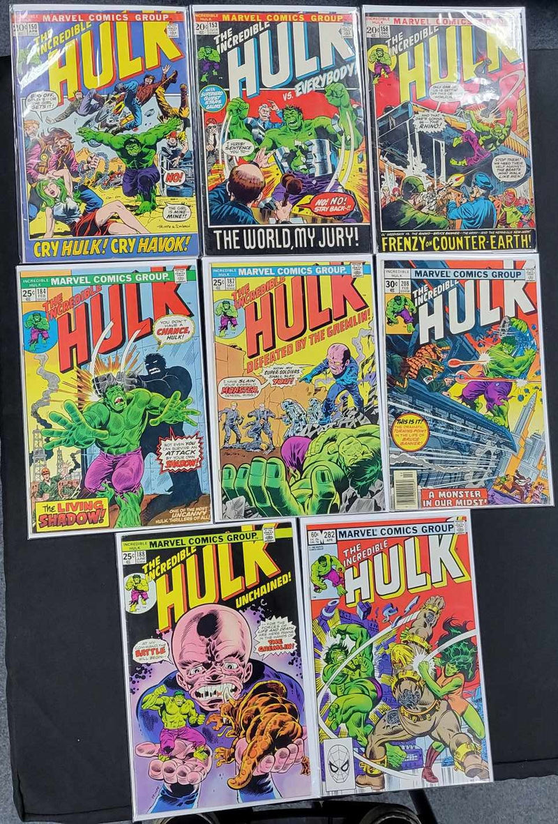 The Incredible Hulk Assorted Comic Lot