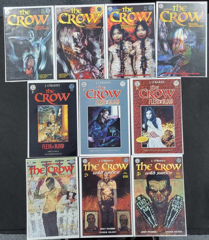 The Crow Kitchen Sink Press Comic Lot