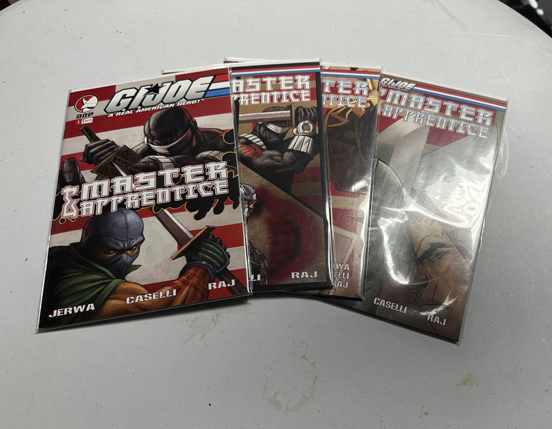 G.I. JOE MASTER AND APPRENTICE COMIC SET 1-4