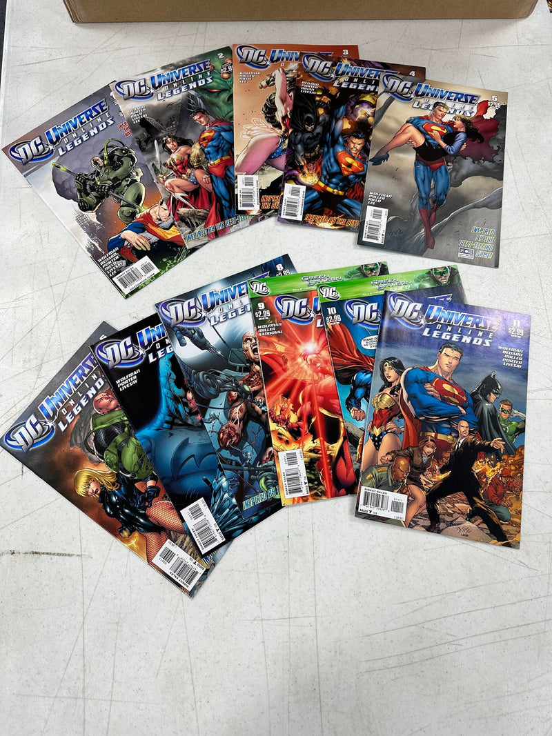 DC COMICS OOP DC UNIVERSE ONLINE LEGENDS 1-11