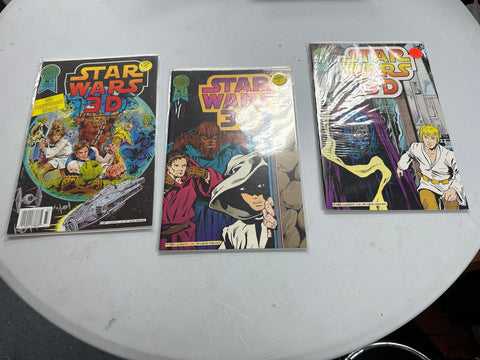 Star Wars 3D #1-3 Blackthorne Publishing (no glasses)
