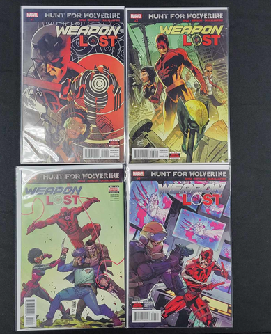 Hunt For Wolverine: Weapon Lost 1-4 (Marvel 2018)